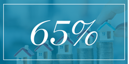 Graphic showing that 65 percent of sellers partner with Ackerman Group on veterinary real estate